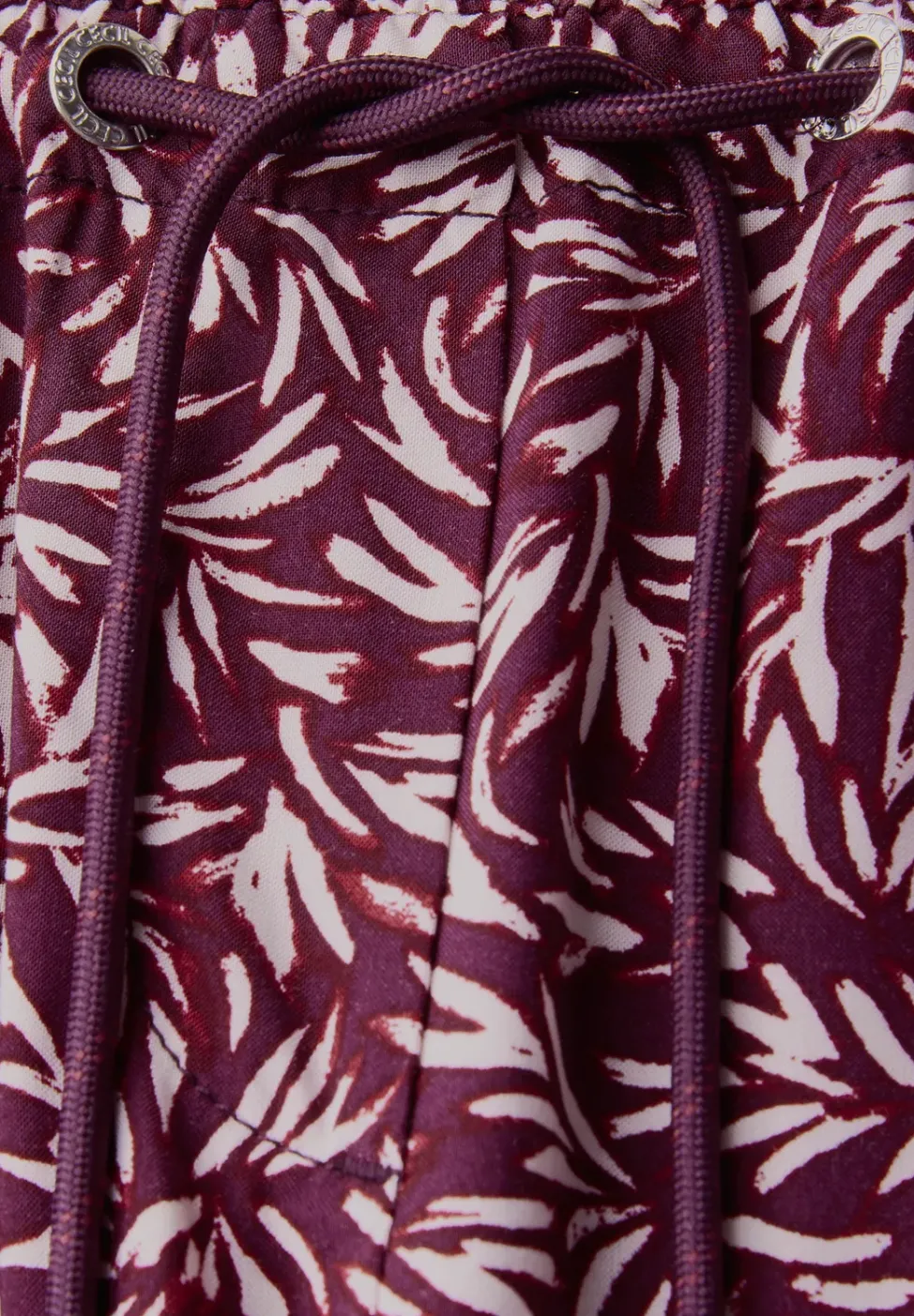 Gemusterte Loose Fit Hose
