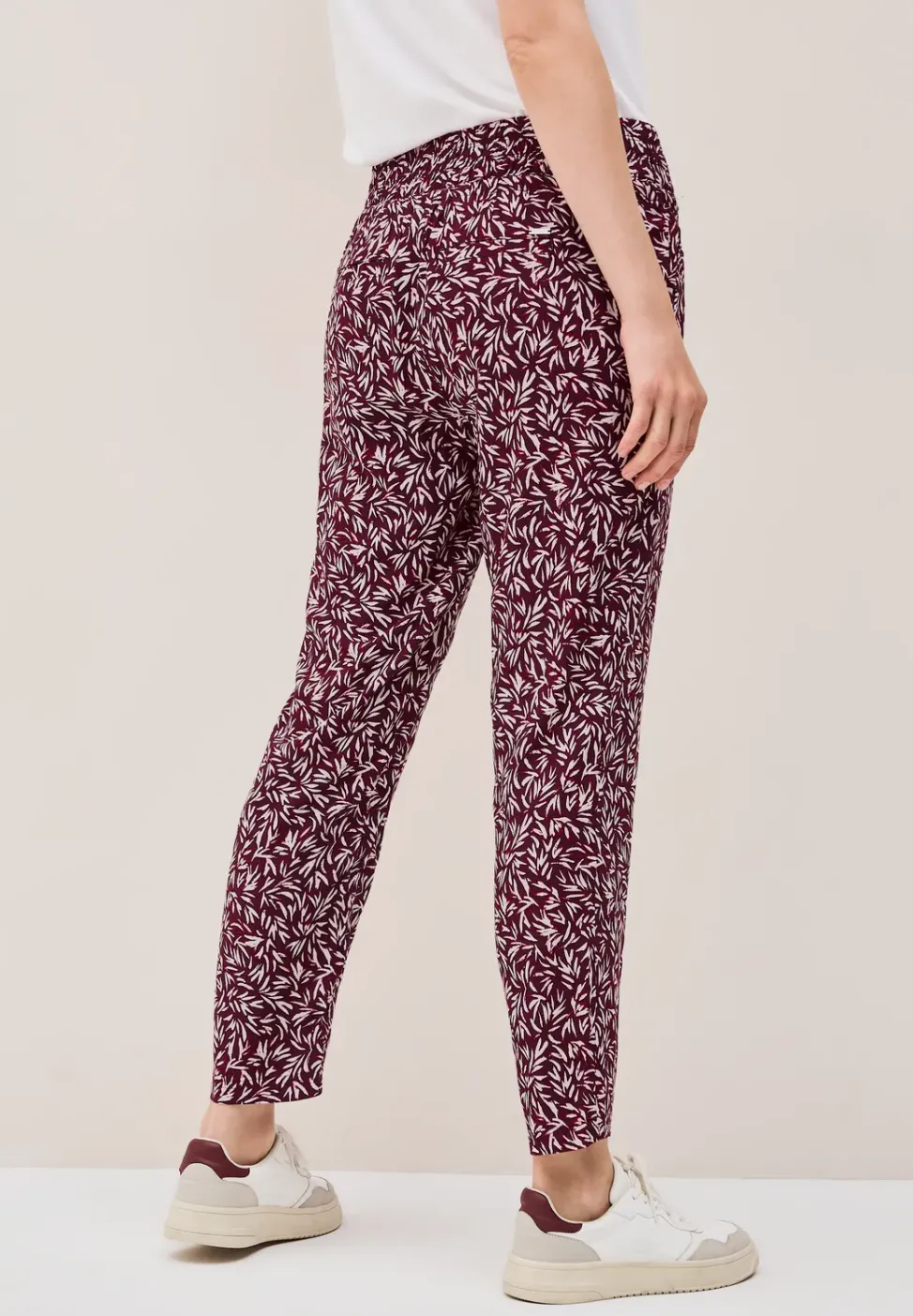 Gemusterte Loose Fit Hose