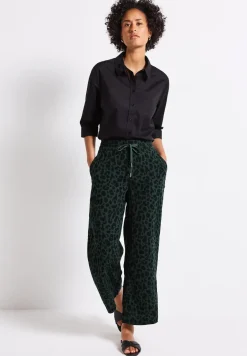 Gemusterte Musselin Hose