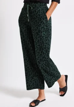 Gemusterte Musselin Hose