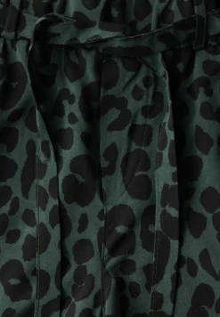 Gemusterte Paperbag Shorts