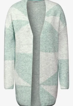 Gemusterte Strickjacke