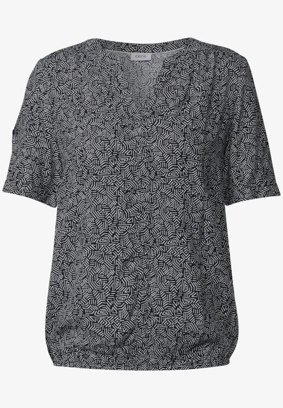 Gemusterte Bluse