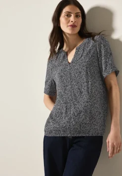 Gemusterte Bluse