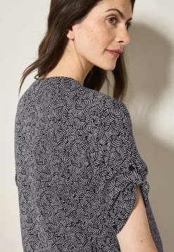 Gemusterte Bluse