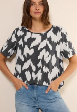 Gemusterte Bluse