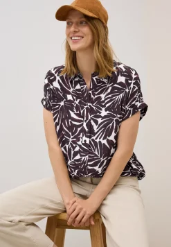 Gemusterte Bluse