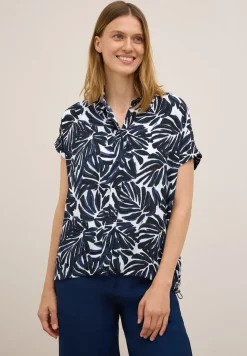 Gemusterte Bluse