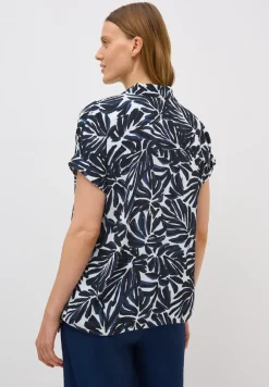 Gemusterte Bluse