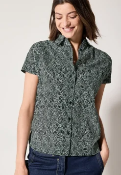 Gemusterte Bluse