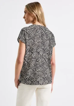Gemusterte Bluse