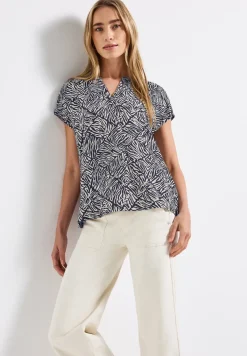 Gemusterte Bluse