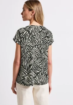 Gemusterte Bluse