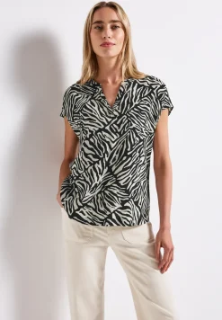 Gemusterte Bluse