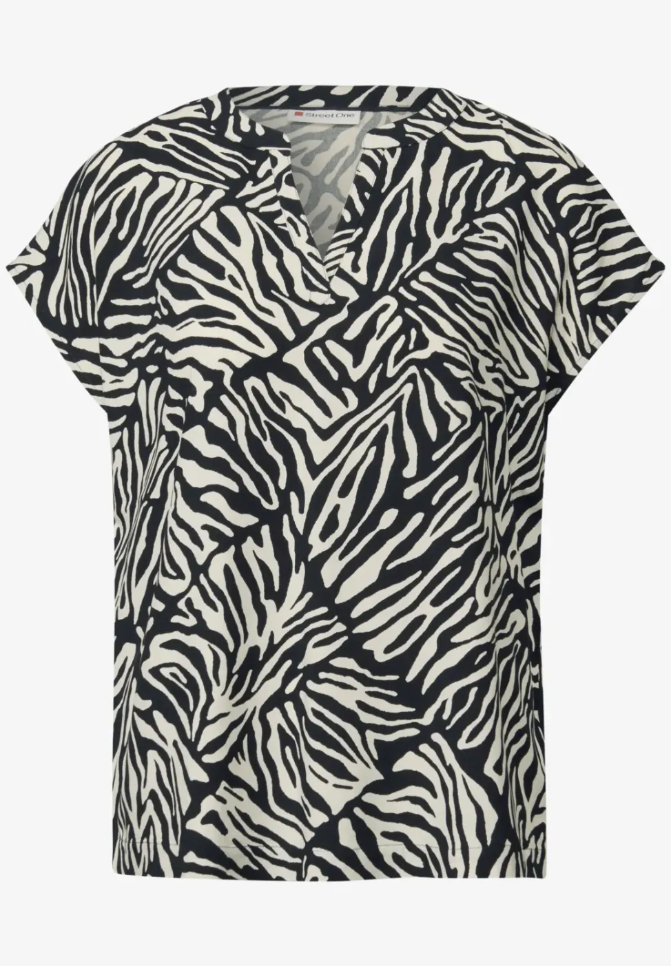 Gemusterte Bluse
