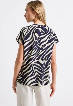 Gemusterte Bluse