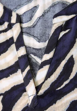 Gemusterte Bluse
