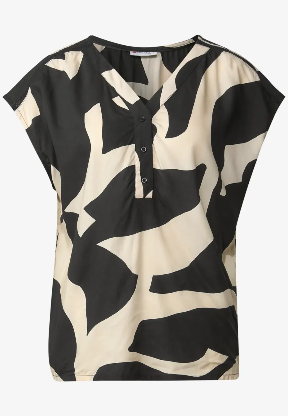 Gemusterte Bluse