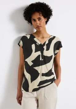 Gemusterte Bluse