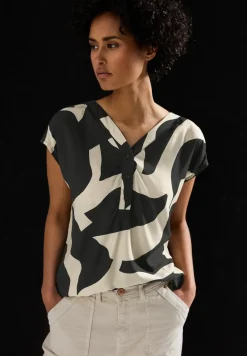 Gemusterte Bluse