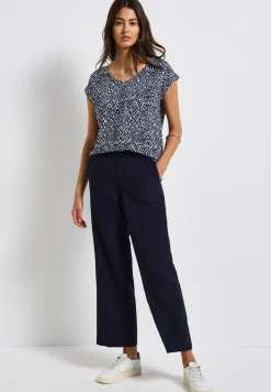 Gemusterte Bluse