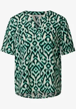 Gemusterte Bluse