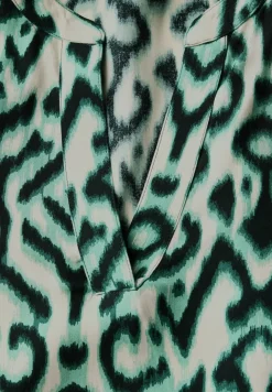 Gemusterte Bluse