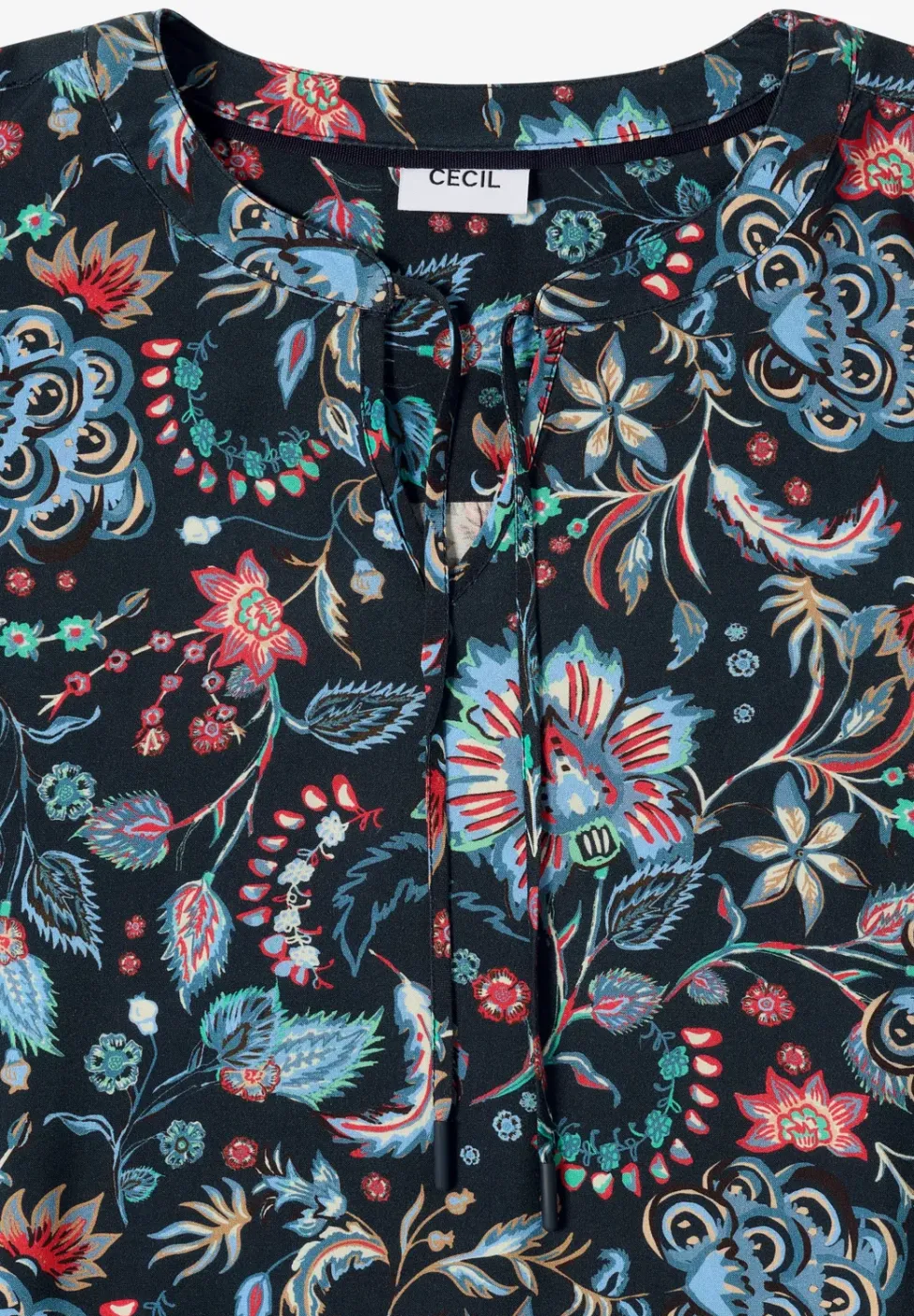 Gemusterte Bluse