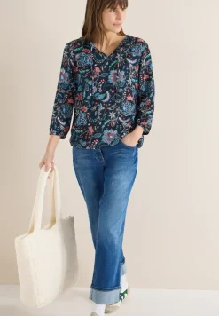 Gemusterte Bluse