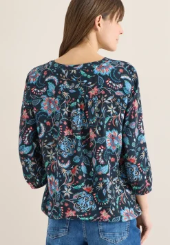 Gemusterte Bluse
