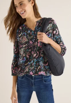 Gemusterte Bluse