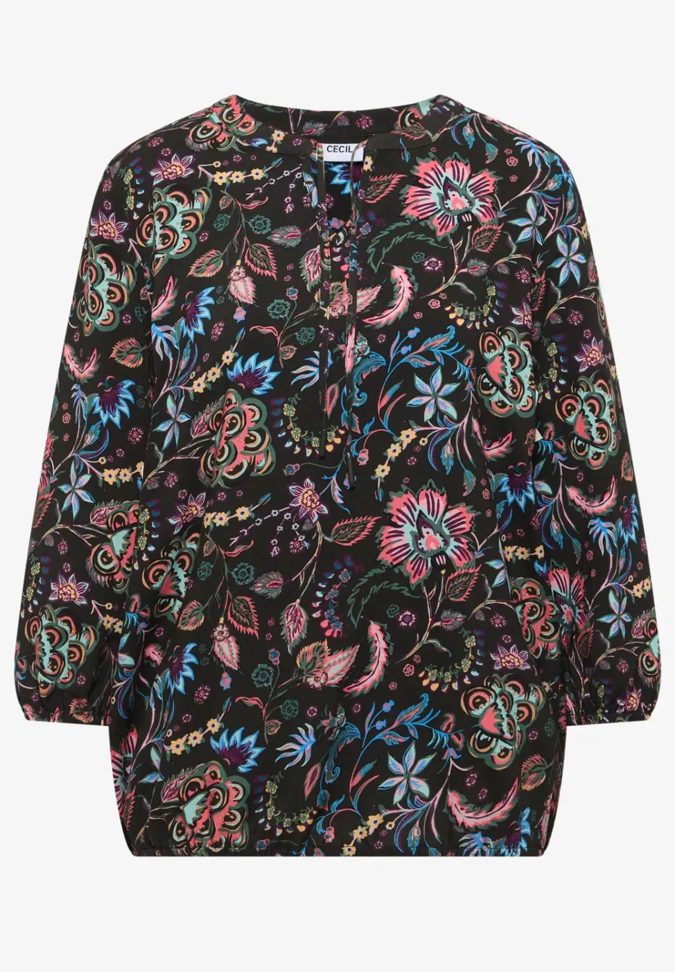 Gemusterte Bluse