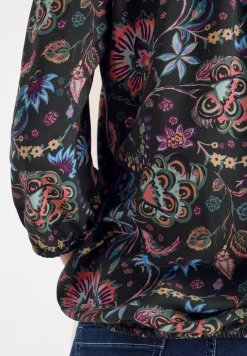 Gemusterte Bluse