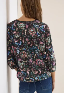 Gemusterte Bluse