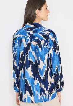 Gemusterte Bluse