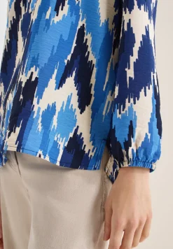 Gemusterte Bluse