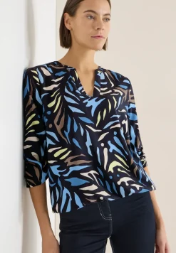 Gemusterte Bluse