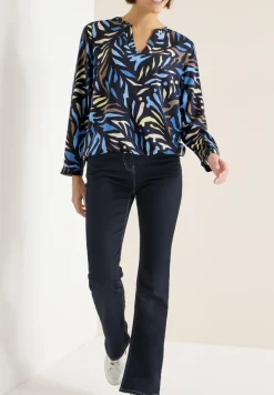 Gemusterte Bluse