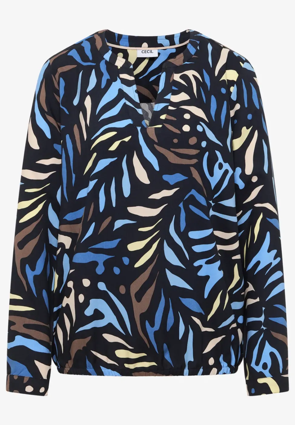 Gemusterte Bluse