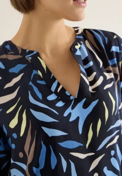 Gemusterte Bluse