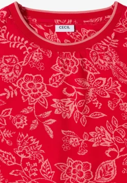 Gemusterte Bluse