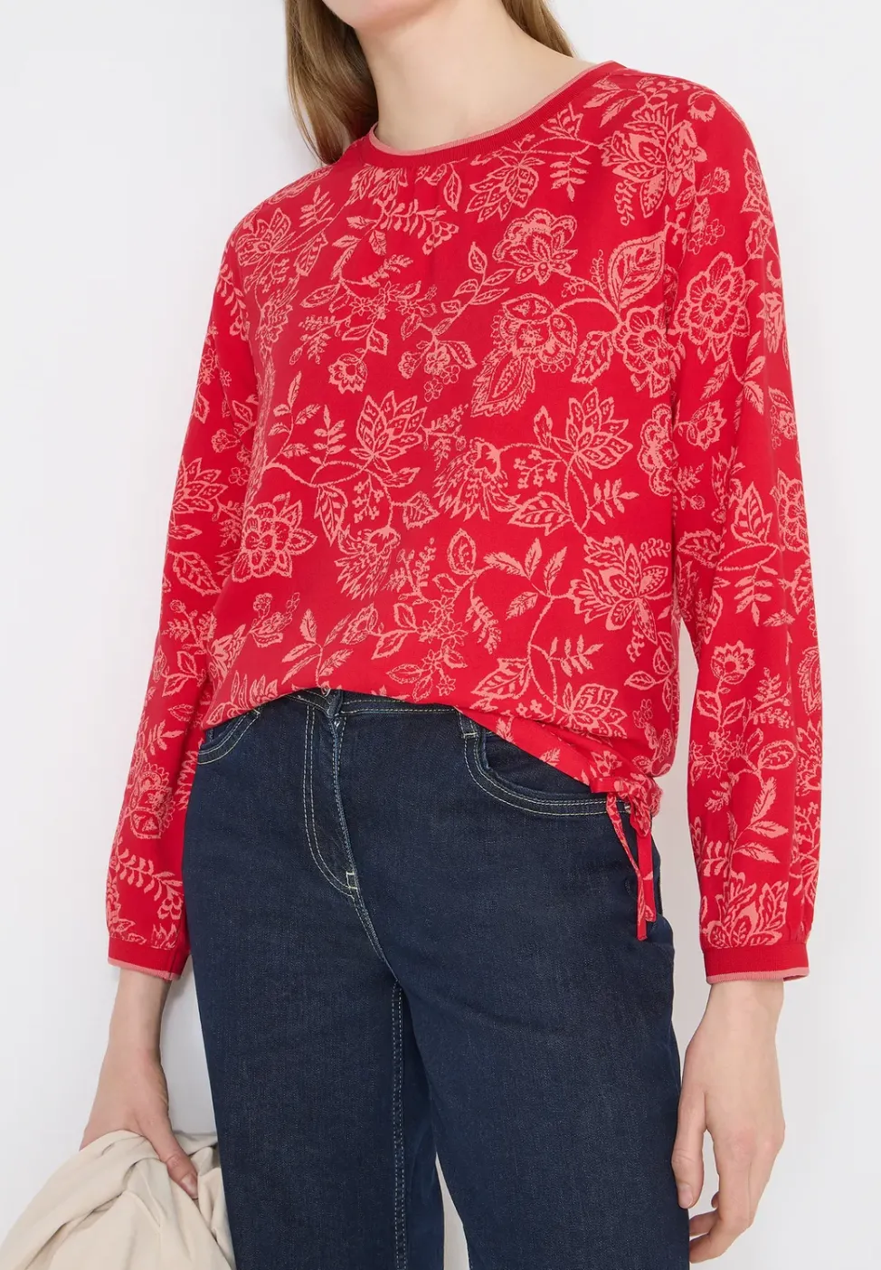 Gemusterte Bluse