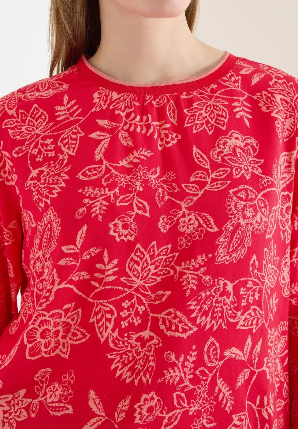 Gemusterte Bluse