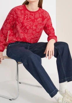 Gemusterte Bluse