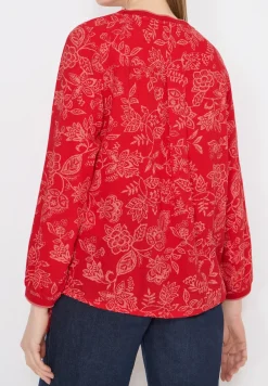 Gemusterte Bluse