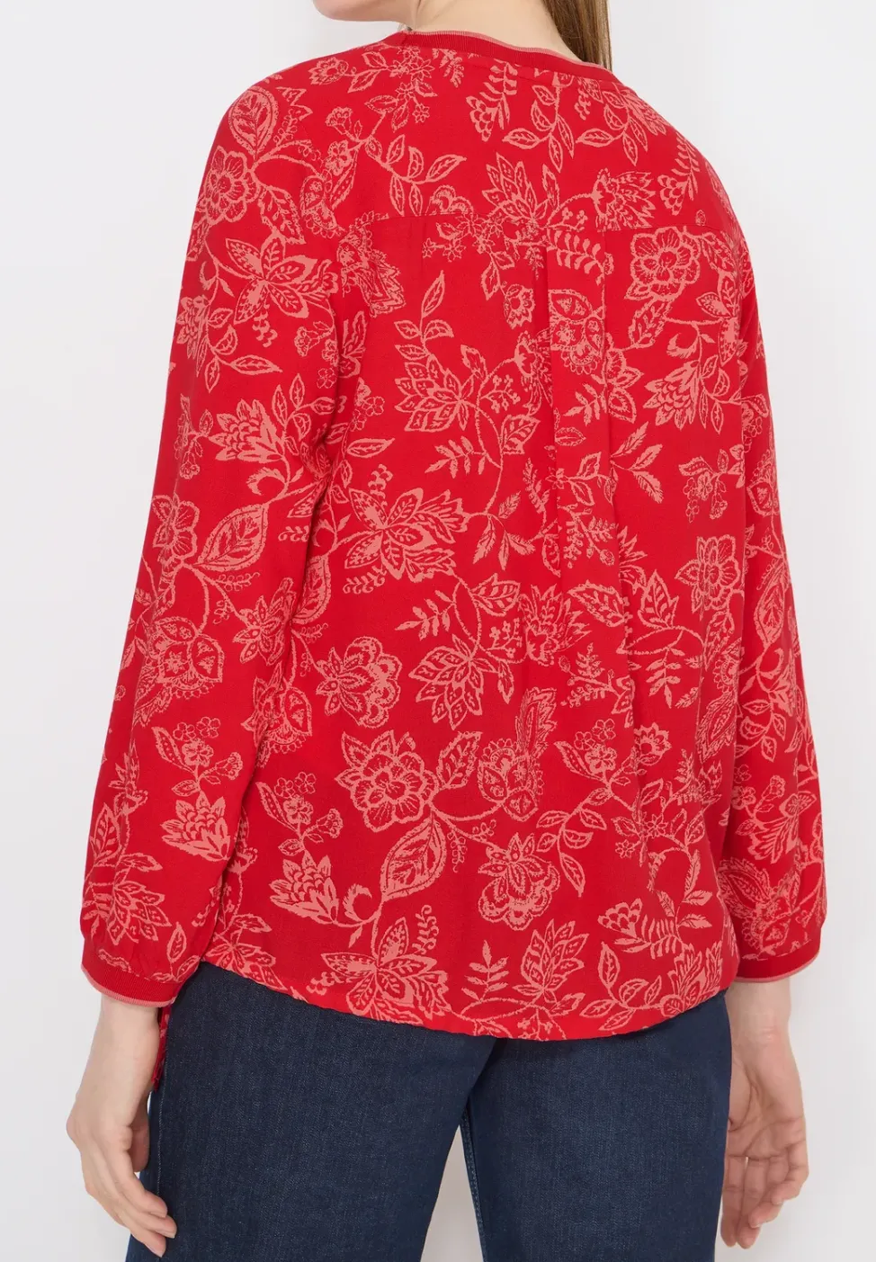 Gemusterte Bluse