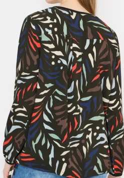 Gemusterte Bluse