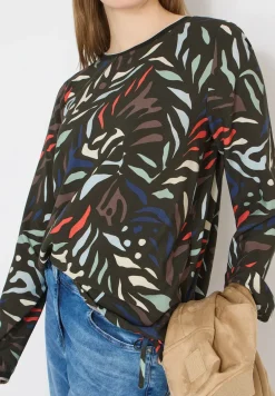 Gemusterte Bluse