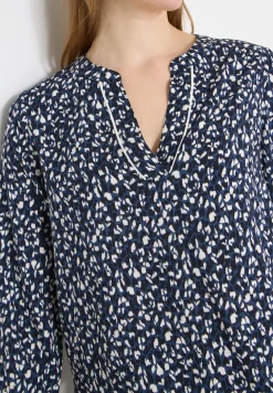 Gemusterte Bluse