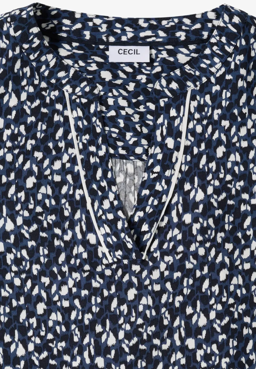 Gemusterte Bluse